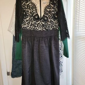 Dress 3_4  sleeves worn one very pretty and elegant